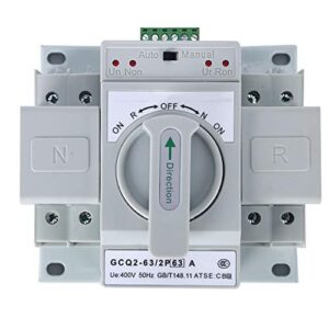 Dual Power Automatic Changeover switch ATS 63A (Use with Generator or Inverter)
