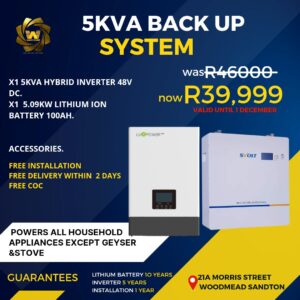 5KVA BACK-UP SYSTEM