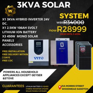 3KVA SOLAR SYSTEM